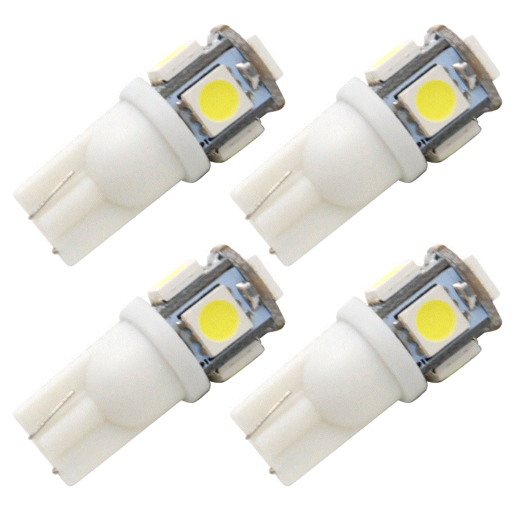 V35 V36 スカイライン R32 R33 R34 スカイライン R35 GT-R極 LED 電球 バルブ T10 汎用 4個セット ホワイト ポジション ナンバー等