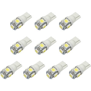 10個セット●● 24V SMD5連 T10 LED ウェッジ球 トラック デコトラ ダンプ バス 大型車用 ホワイト