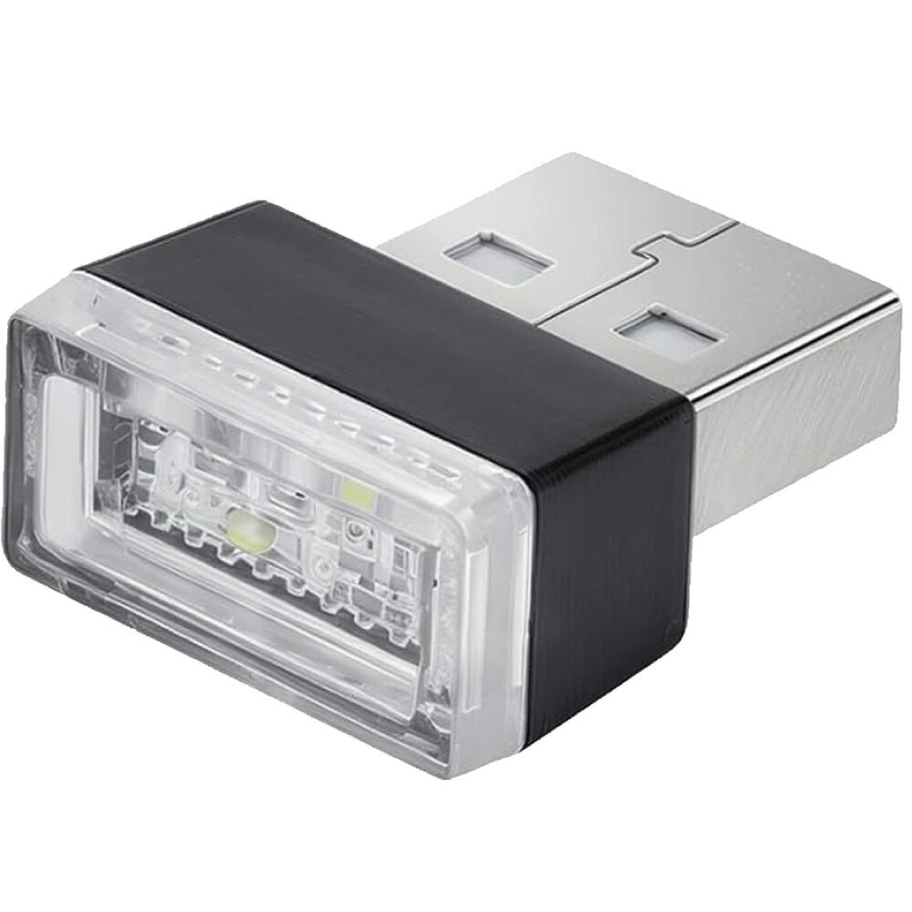 USB ミニライト ブルー LEDライト 間接照明 インテリア 車 足元 フットランプ