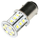 12V 24連 S25 ダブル LED 球 白 ホワイト