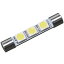 ポルシェ専用 LED バニティ サンバイザー 電球 SMD3連 T6.3×37mm PORSCHE 986/987/987c/996/997/カイエ..