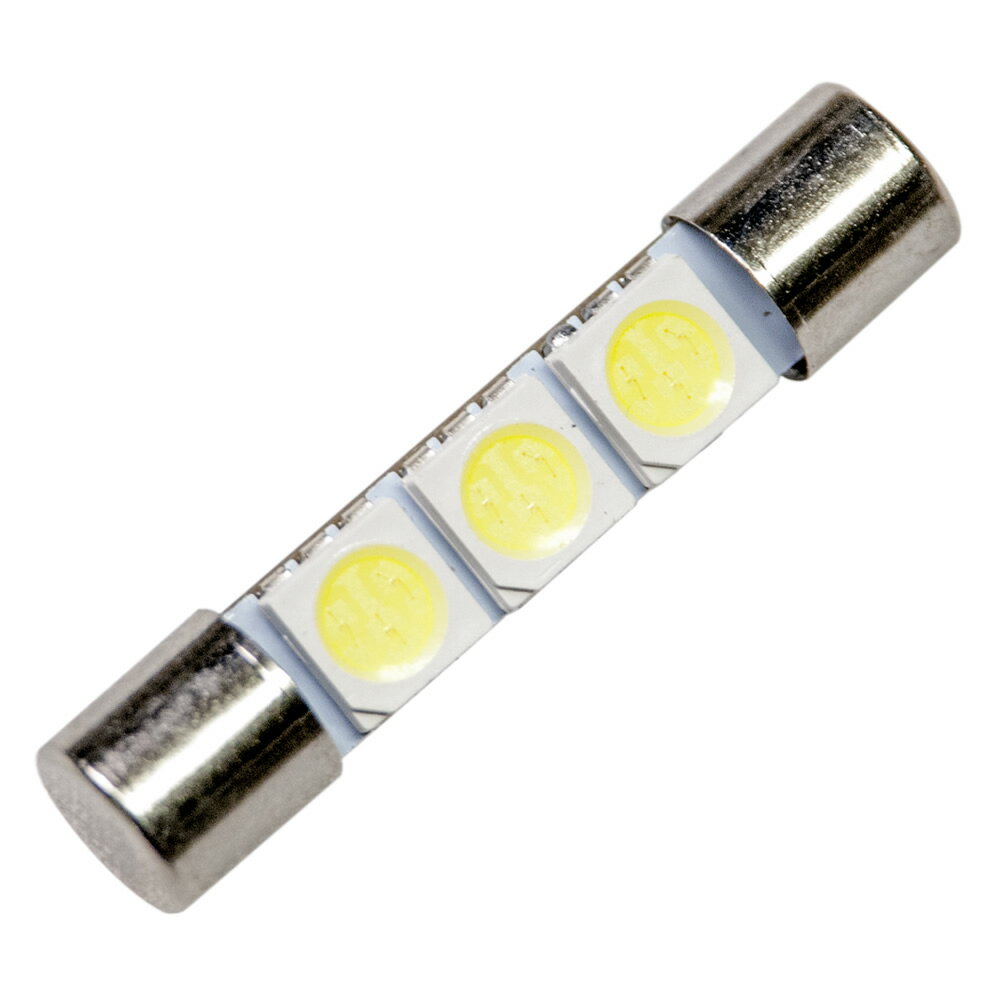 12V SMD3連 T6.3×31mm LED バニティ 電球 