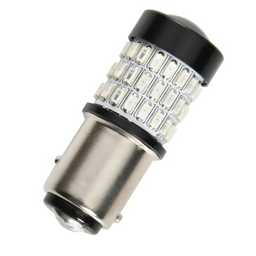 とてつもなく明るい 猛爆 LED 54連 SMD 単品 12V 24V 兼用 S25ダブル 1157 BAY15D ブレーキランプ レッド 赤 9V - 50V対応