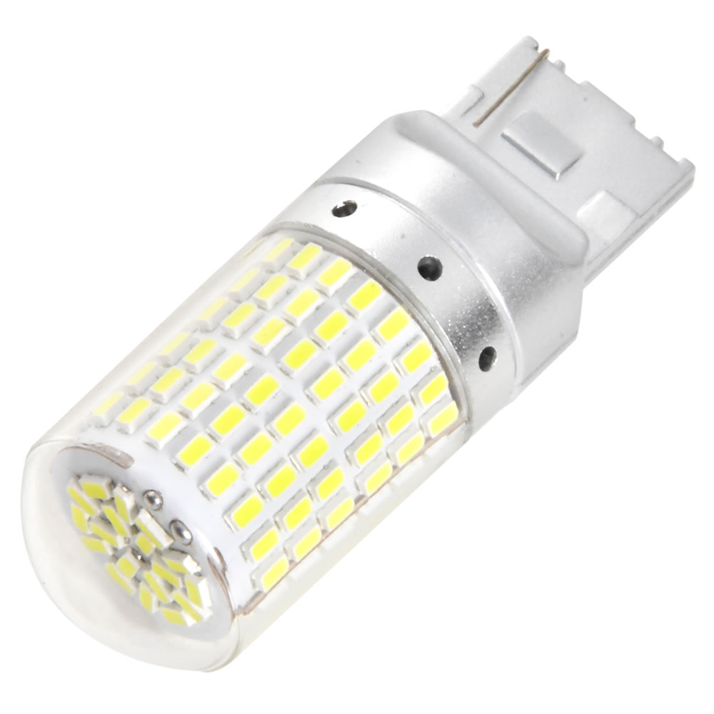 とてつもなく明るい 猛爆 LED 144連 SMD 単品 12V T20 シングル ウェッジ球 ホワイト 白 バックランプ バック球