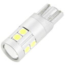 とてつもなく明るい 猛爆 LED 9連 SMD 単品 12V 24V兼用 T10 ホワイト 白 アルミヒートシンク 耐熱