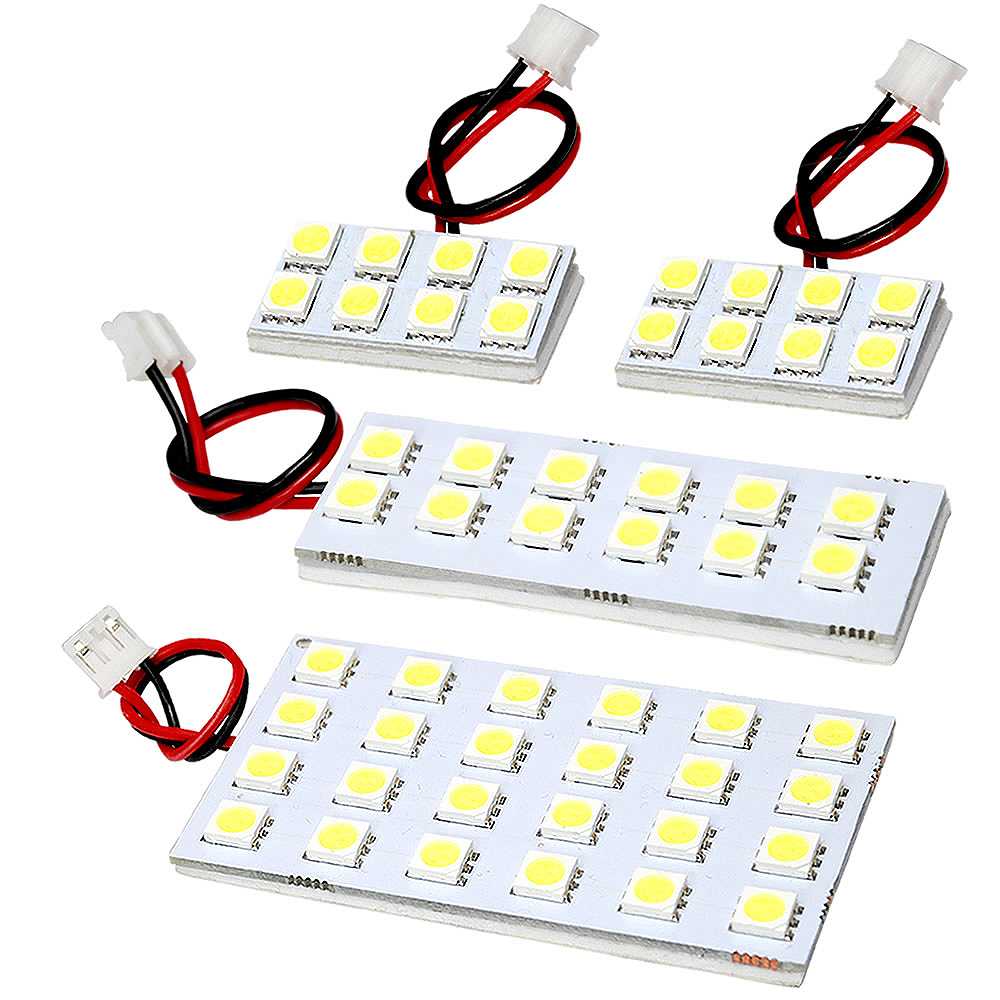 総発光数156発 鬼爆閃光 LEDルームランプ BJFW BJ5W BJ8W ファミリアSワゴン [H10.6-H16.3] 4点セット