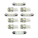 フォルクスワーゲン GT ゴルフ5 H16.6-H19.2 LED ルームランプ 【SMD LED 54発 10点セット】