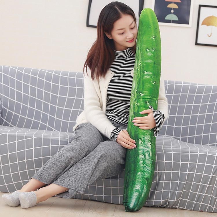 70cm ふわ 特大 プレゼント 大 キュウリ枕 キュウリ ソファ添い寝枕 野菜 かわいい...