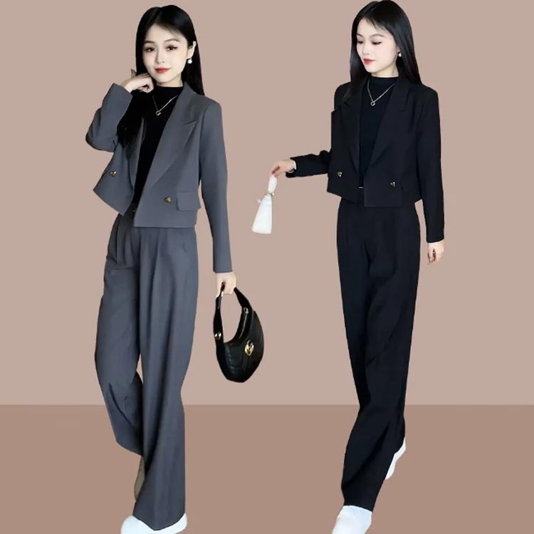 こなれ感 ジャケット ショート テーラードジャケット セットアップ レディース 成人式 七五三 パンツ セットアップ 10代 ハイウエスト 長袖 アウター きれいめ かっこいい 大人女子 ラフ 着回し 春 秋 上下セット 20代 30代 OL オフィス フォーマル スーツ