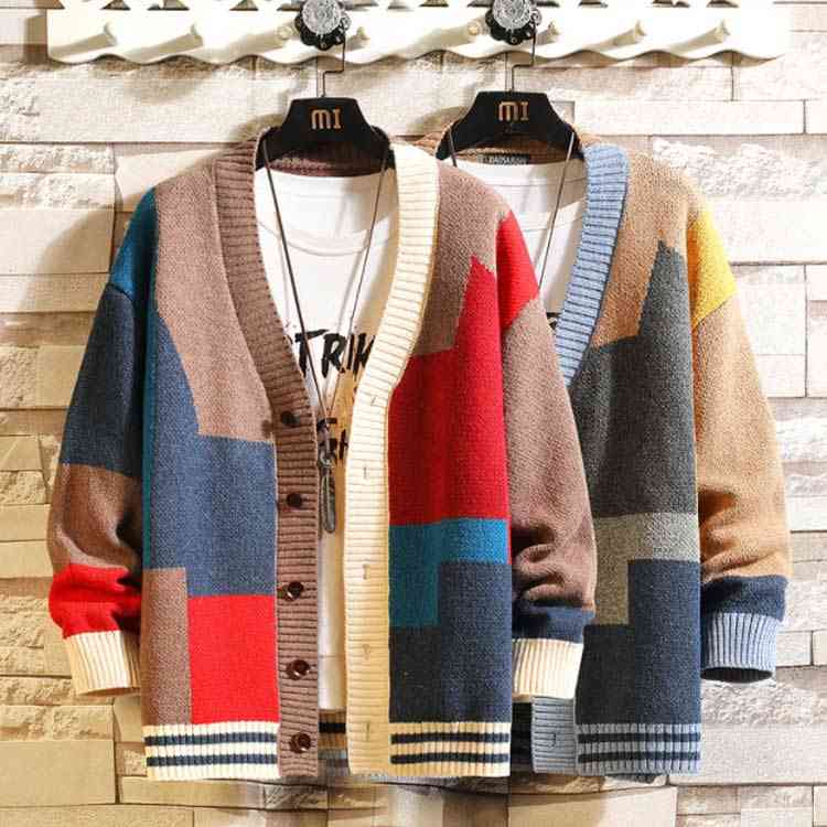 メンズ ニットカーディガン 羽織 ミディアム丈 カーディガン 重ね着 前開き メンズ 大きいサイズ トップス 秋冬 ファッション ショート丈 長袖 おしゃれ カジュアル あったか ゆったり 体型カバー 紳士 普段着 プレゼント ギフト