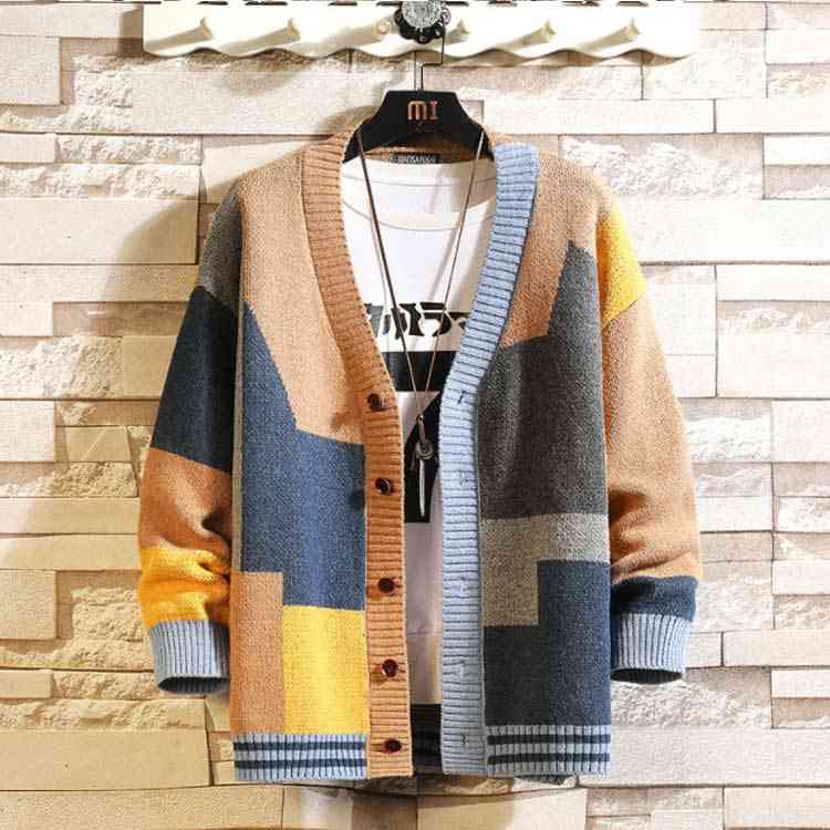 メンズ ニットカーディガン 羽織 ミディアム丈 カーディガン 重ね着 前開き メンズ 大きいサイズ トップス 秋冬 ファッション ショート丈 長袖 おしゃれ カジュアル あったか ゆったり 体型カバー 紳士 普段着 プレゼント ギフト