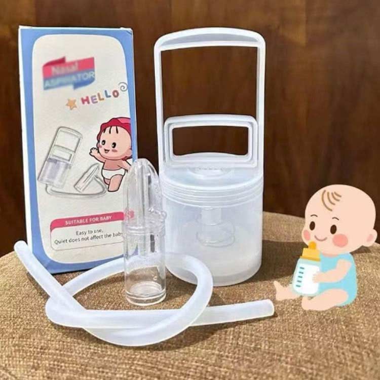鼻吸い器 手動型 鼻水吸引器 乳幼児 こども 鼻づまり 鼻詰まり 手動ポンプ式 鼻づ...
