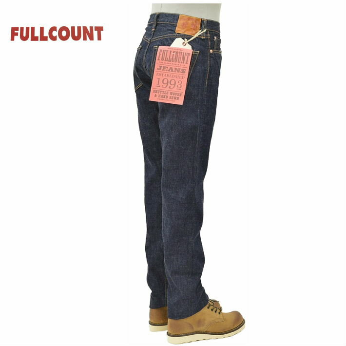 フルカウント 1108 INDIGO BLUE ジーンズ スリムトレート 13.7ozデニム インディゴブルー ワンウォッシュ メンズ SLIM STRAIGHT DENIM FULLCOUNT