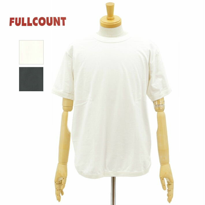 Rakuten - フルカウント 5222 Tシャツ 半袖 30/2オリジナル度詰天竺 フラットシーム ヘビーウェイト メンズ FLAT SEAM HEAVY WEIGHT TEE FULLCOUNT【1点までネコポス可】