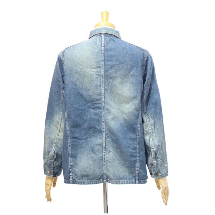 フルカウント 2015HW-2 デニム チョアジャケット カバーオール インディゴブルー メンズ DENIM CHORE JACKET HW FULLCOUNT