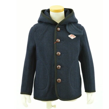 ダントン JD-8576WOM 2color キッズサイズ ウールモッサ シングルフードジャケット DANTON KID'S WOOL MOSSER SINGLE JACKET