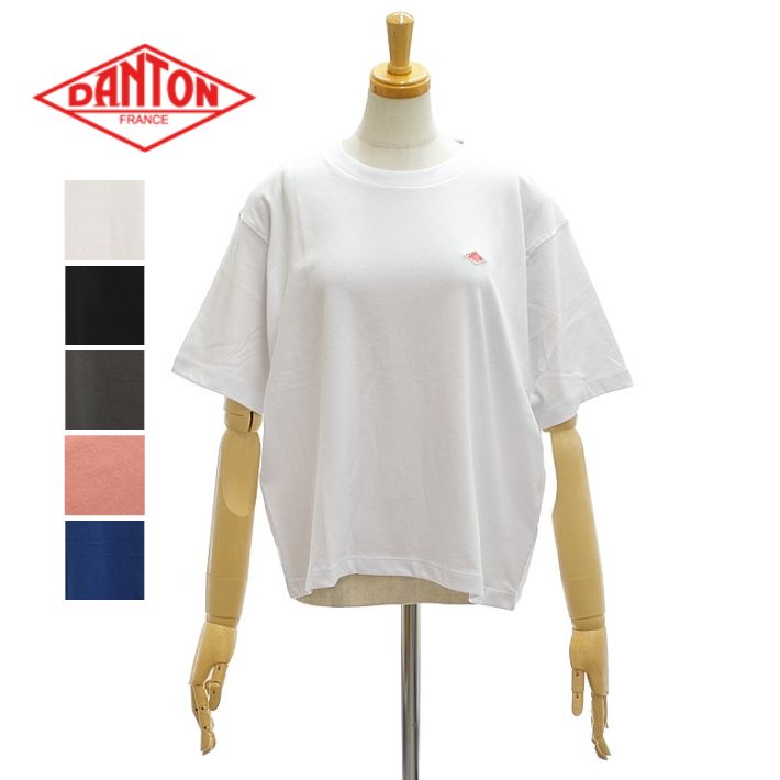 Rakuten - ダントン DT-C0404CJJ コットン天竺 Tシャツ 半袖 クルーネック レディース DANTON