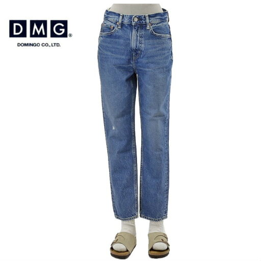 DMG 11-193C 28-7 ユーズド 5Pテーパードデニム ジーンズ 加工 レディース ドミンゴ DMG 11-193C 28-7 ユーズド 5Pテーパードデニム ジーンズ 加工 レディース ドミンゴ