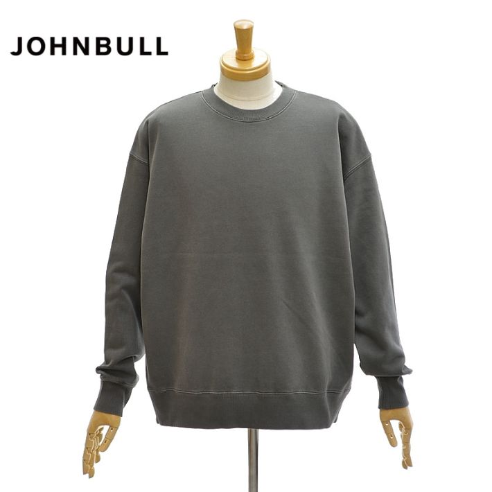Rakuten - ジョンブル JM254C01 ピグメントダイ プルオーバー クルーネック スウェット メンズ Johnbull