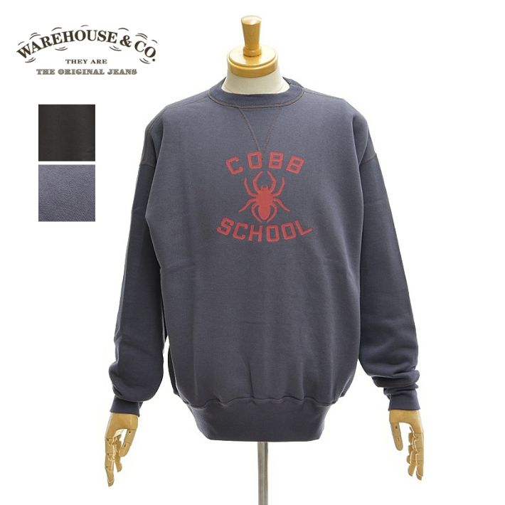 Rakuten - ウエアハウス Lot 401「COBB」セットイン フラットシーム クルーネック スウェット メンズ WAREHOUSE SET IN FLAT SEAM SWEAT