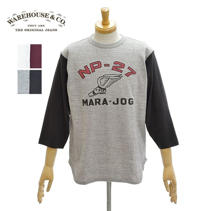 Rakuten - ウエアハウス Lot 4800「NP-27」7分袖 ベースボールTシャツ メンズ WAREHOUSE