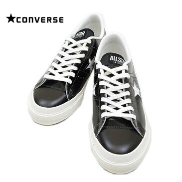 コンバース レザー ワンスター J 32346511 ブラック×ホワイト メンズ 日本製 CONVERSE ONE STAR BLACK×WHITE