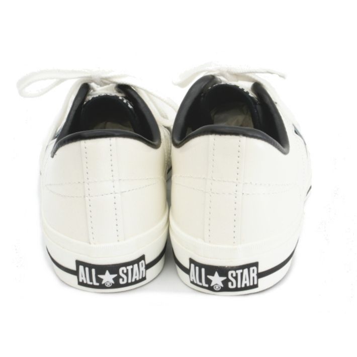 コンバース レザー ワンスター J 32346510 ホワイト×ブラック メンズ 日本製 CONVERSE ONE STAR WHITE×BLACK