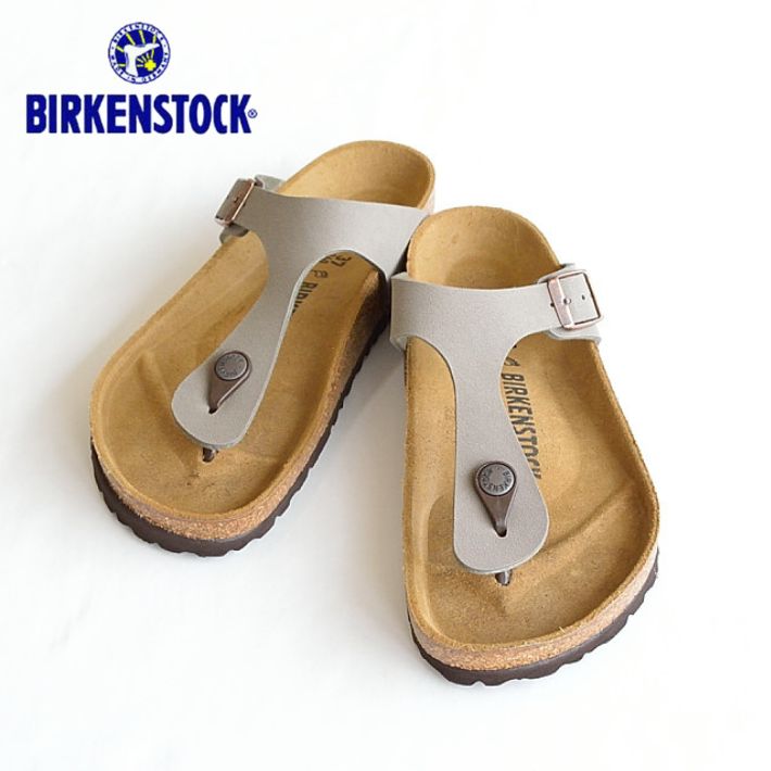 ビルケンシュトック ギゼ 043391 トングサンダル ストーン ビルコフロー ヌバック レディース BIRKENSTOCK Gizeh Stone