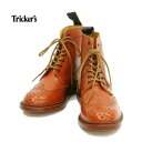 gbJ[Y 5180 Jg[u[c ECO`bv 7z[ U[\[ JVuE fB[X Tricker's WING TIP BOOTS MOCCASIN BROWN