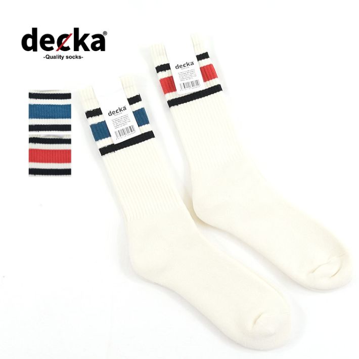 デカ 靴下 レディース デカ decka quality socks 80's スケーターソックス 靴下 80's Skater Socks