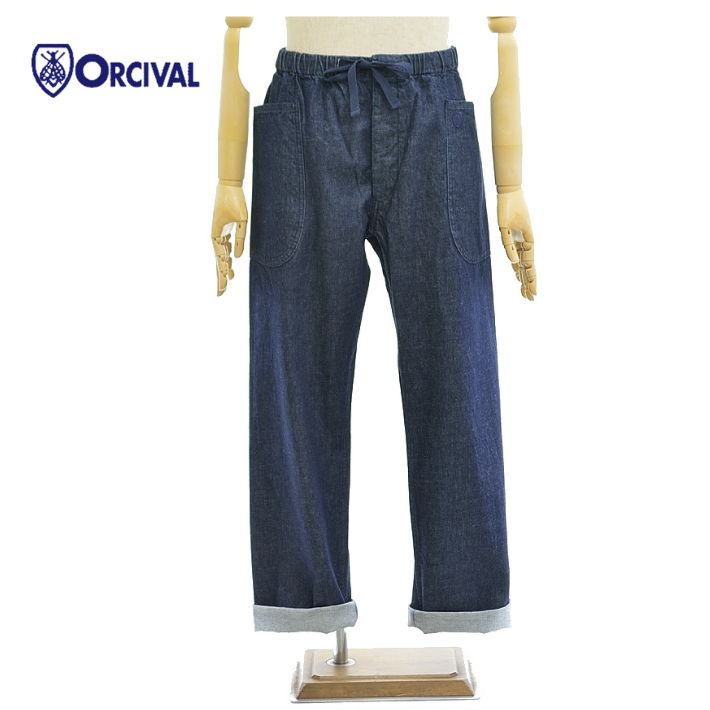 オーチバル・オーシバル RC-2423YMN デニム イージーパンツ ジーンズ 10ozデニム メンズ インディゴ ORCIVAL