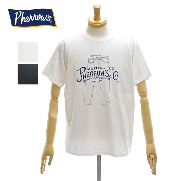 Rakuten - フェローズ 26S-PT3 プリントTシャツ クルーネック 半袖 メンズ TEE PHERROW'S　[メール便可]