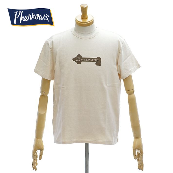 Rakuten - フェローズ 26S-PTP4 プリントTシャツ クルーネック 半袖 メンズ TEE PHERROW'S　[メール便可]