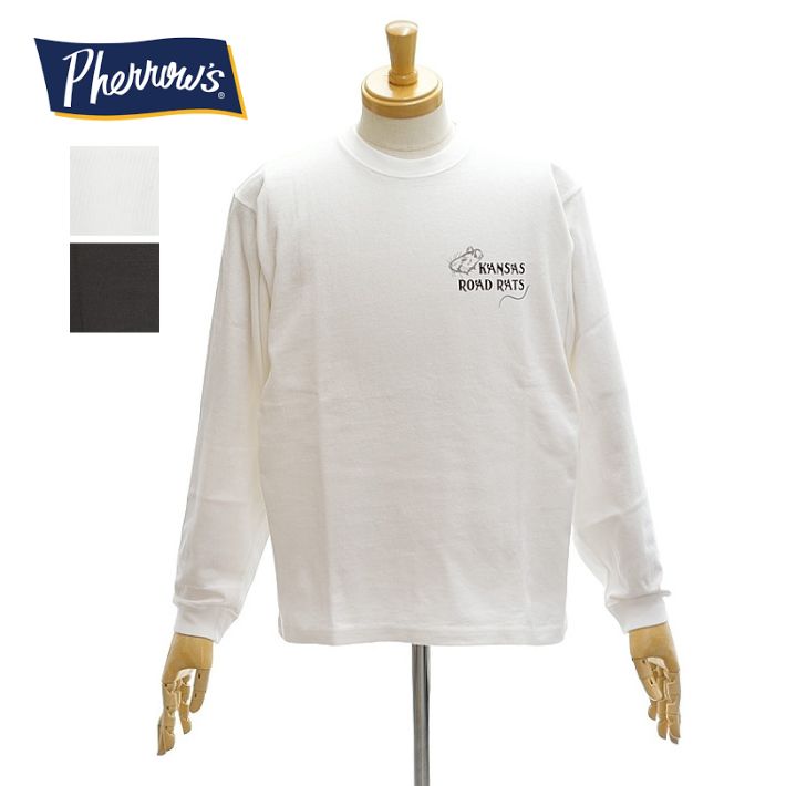 楽天市場】Pherrow's フェローズ（袖の長さ長袖）（Tシャツ