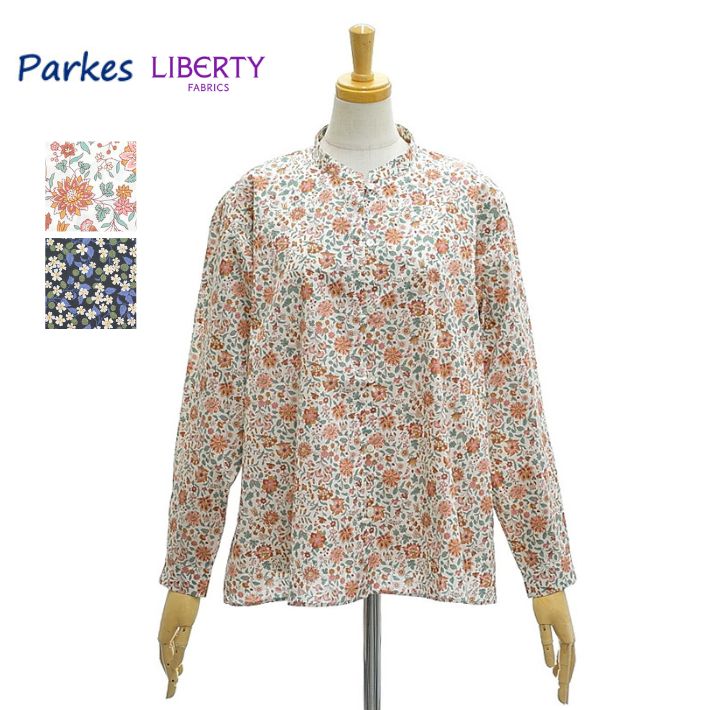 メール便可 パークス PN2231039 リバティ 長袖ブラウス シャツ レディース Parkes LIBERTY