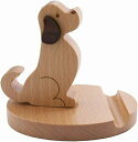 スマホスタンド スタンド かわいい犬 木製 携帯電話 デスクトップ インテリア 充電 タブレット iPhone Android 便利グッズ