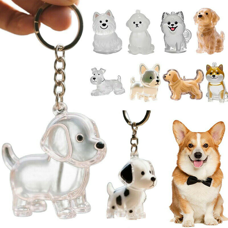Rakuten - ペットメモリアルボトル 遺毛ケース 携帯用キーホルダー 透明収納ボトル 2個入り 犬猫供養アクセサリー 思い出グッズ