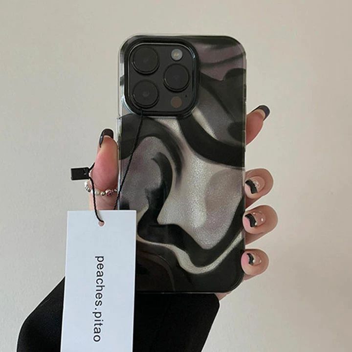 Rakuten - かわいい iPhoneケース 凸凹 でこぼこ iphone15ケース iphone16ケース スマホケース スマホカバー アイフォンケース iPhone12 iPhone13 iPhone14 iPhone15 iPhone16 Pro Max ケース アイフォン16ケース 黒 ブラック ユニセックス おしゃれ