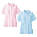 全品ポイント5倍 6/25 0:00-23:59■ソフトドビー 丸衿ジャケットナース服 白衣 ナースウェア 医療用 ナース 看護師 介護士 クリニック 歯科医 アンファミエ
