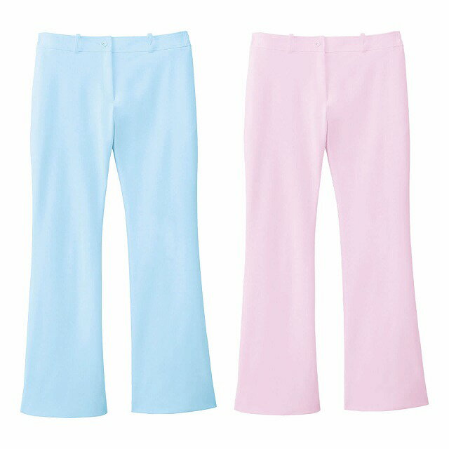 裏綿トリコットブーツカットパンツスクラブ 白衣 パンツ ズボン 医療 ナース服 医療用 レディース 女性 看護師 ナース 介護士 アンファミエ