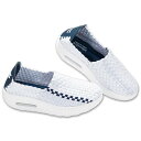 ゴム編み厚底エアーシューズナースシューズ 疲れにくい 黒 白 レディース 看護師 歯科医 クリニック エステ 保育士 介護士 靴 アンファミエ