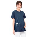 ウイルスガード マタニティ脇リブ前開きジャケットナース服 ナースウェア レディース 白衣 ジャケット 医療用 看護師 歯科医 介護士 クリニック ユニフォーム ...