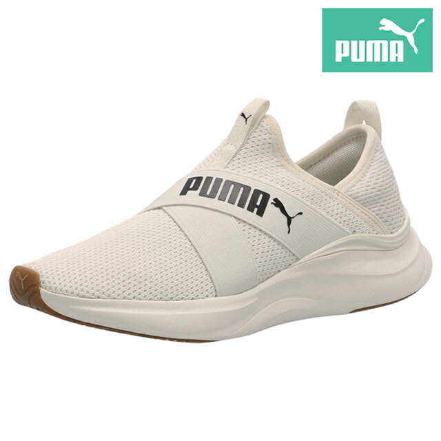 [プーマ]SOFTRIDEハーモニースリップナースシューズ 疲れにくい スニーカー 黒 白 レディース 女性 か..