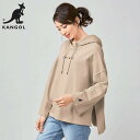 カンゴール パーカー レディース 全品ポイント5倍 4/24 20:00-4/25 23:59■[KANGOL]裏毛ワイドスリーブ刺繍プルパーカー医療用 ナース 看護師 介護士 アンファミエ