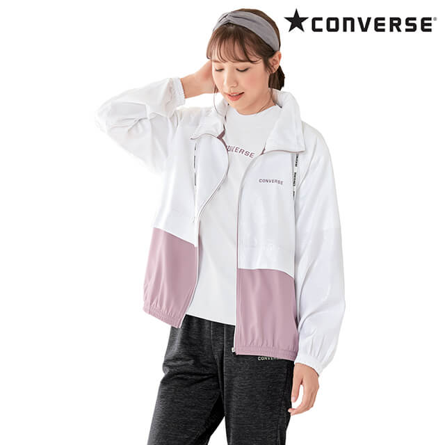 [CONVERSE]メカニカルストレッチジャケットナース服 白衣 ナースウェア 医療用 ナース 看護師 介護士 クリニック 歯科医 アンファミエ