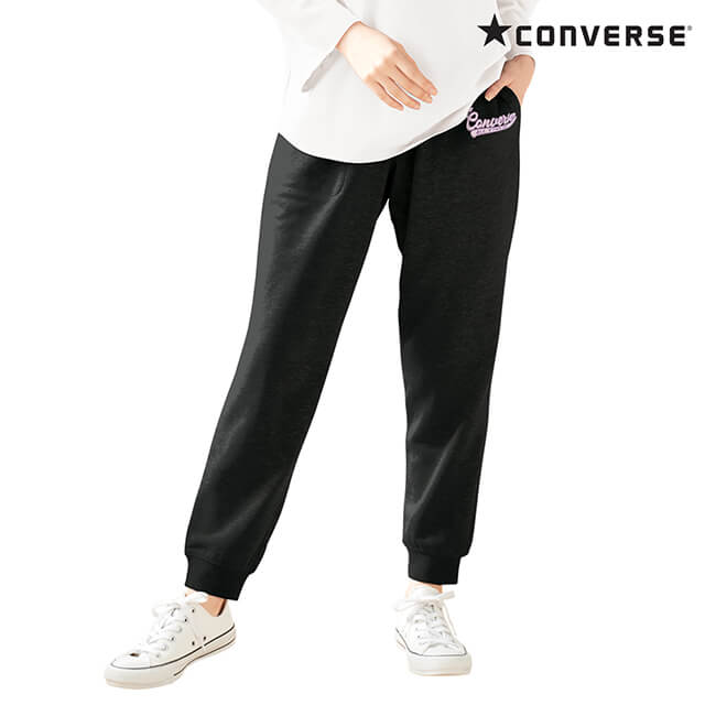 [CONVERSE]裏毛スウェットパンツコンバーススウェットレディース 女性 パンツ かわいい 可愛い おしゃれ 保育士アンファミエ