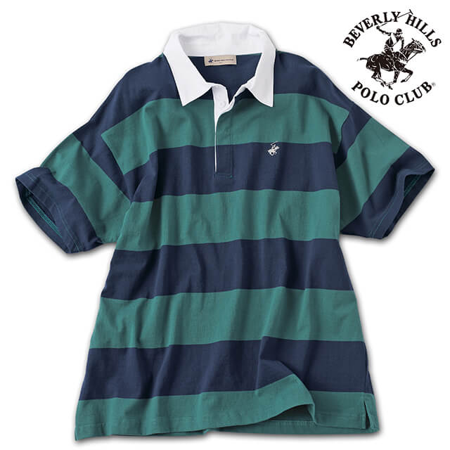 [BEVERLY HILLS POLO CLUB]天竺ラガー半袖Tビバリーヒルズポロクラブ トップス Tシャツ レディース 保育士 訪問看護 訪問介護 アンファミエ