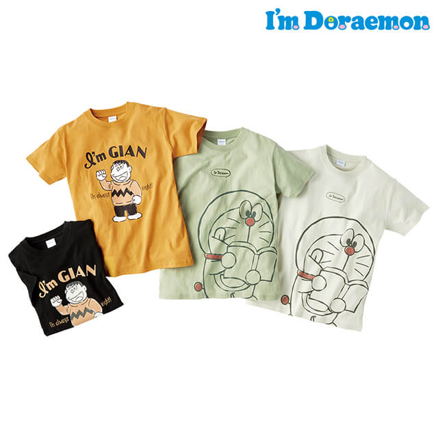 [ドラえもん]BOX型半袖Tシャツトップス Tシャツ レディース 保育士 訪問看護 訪問介護 アンファミエ