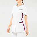 全品ポイント5倍 5/15 0:00-23:59■ウイルスガード 配色切替衿付ジャケットナース服 白衣 ナースウェア 医療用 ナース 看護師 介護士 クリニック...