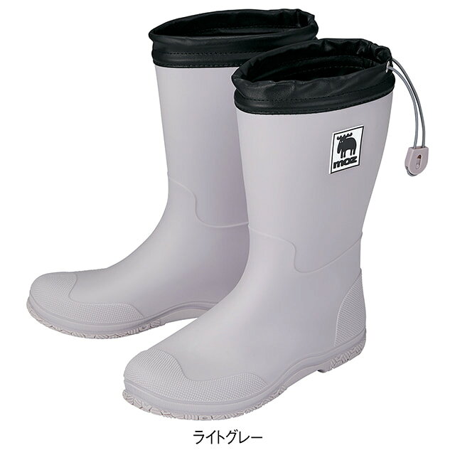 [moz モズ]収納袋付きレインブーツレインシューズ レディース ロング ブーツ 雨天...